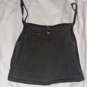 SKIMS Slate Pointelle Logo Cami Womens Size S